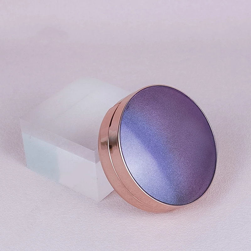 Plastic Air Cushion Empty Box Round DIY Homemade 15g Pressed Powder Liquid Foundation Packaging Box Makeup Packaging Material