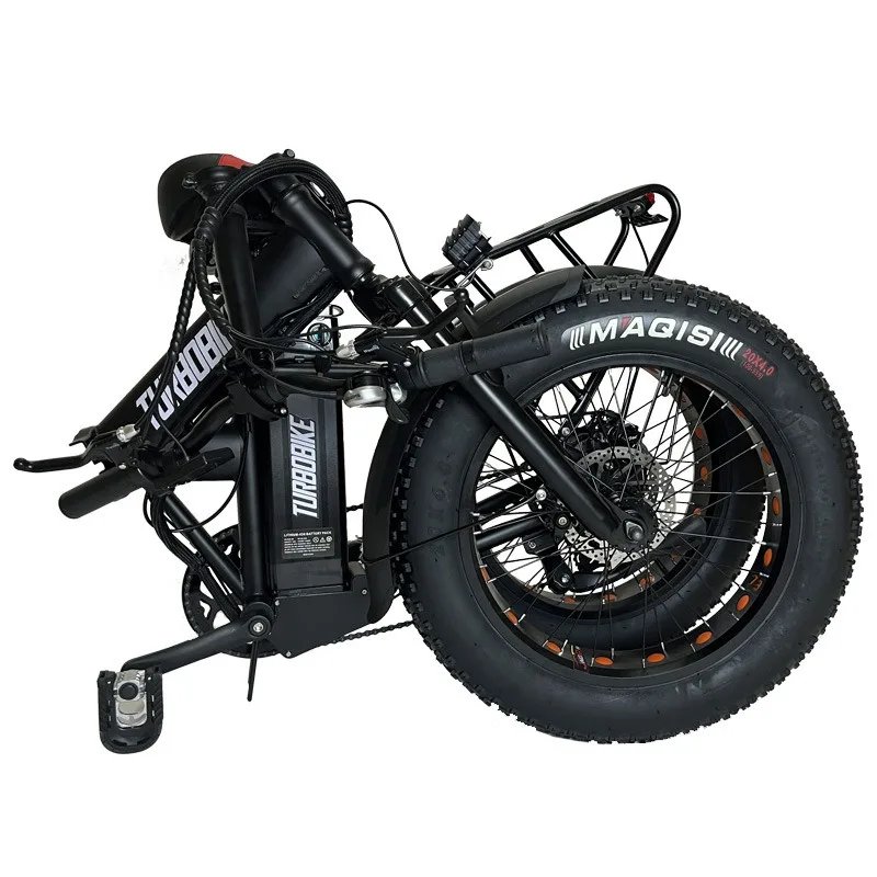 Electric Folding Bicycle 48V500w Off-road High-end Mountain Power Motorcycle Snow Fertilizer Tire Battery Car
