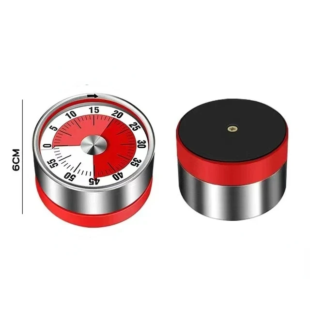 Mechanical Manual Digital Timer Magnetic Kitchen Timer Cooking Study Fitness Countdown Alarm Clock Gadget Kitchen Accessories