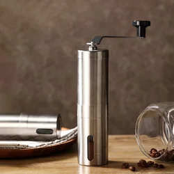 Мини профессиональная портативная ручная коническая плоская коническая Кофемолка для эспрессо из нержавеющей стали ручные кофемолки для путешествий