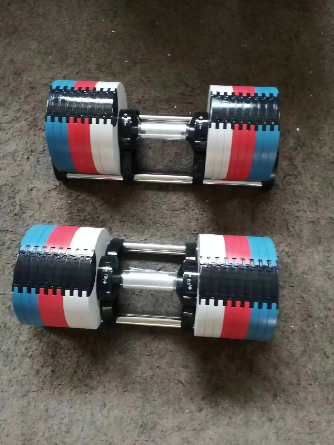 2023 NEW style fitness weightlifting products 80LB 5LB increments Adjustable dumbbells for sale