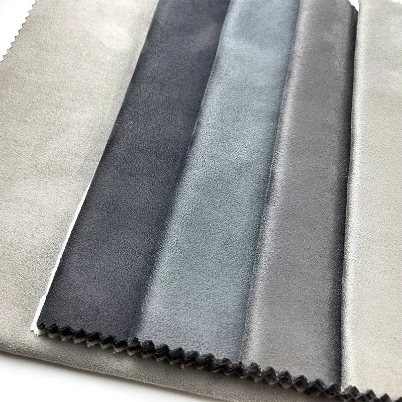 Hot Selling Multi-colors Design Sofa/ Car Suede Fabric 100% Polyester Upholstery Fabric For Home Textile