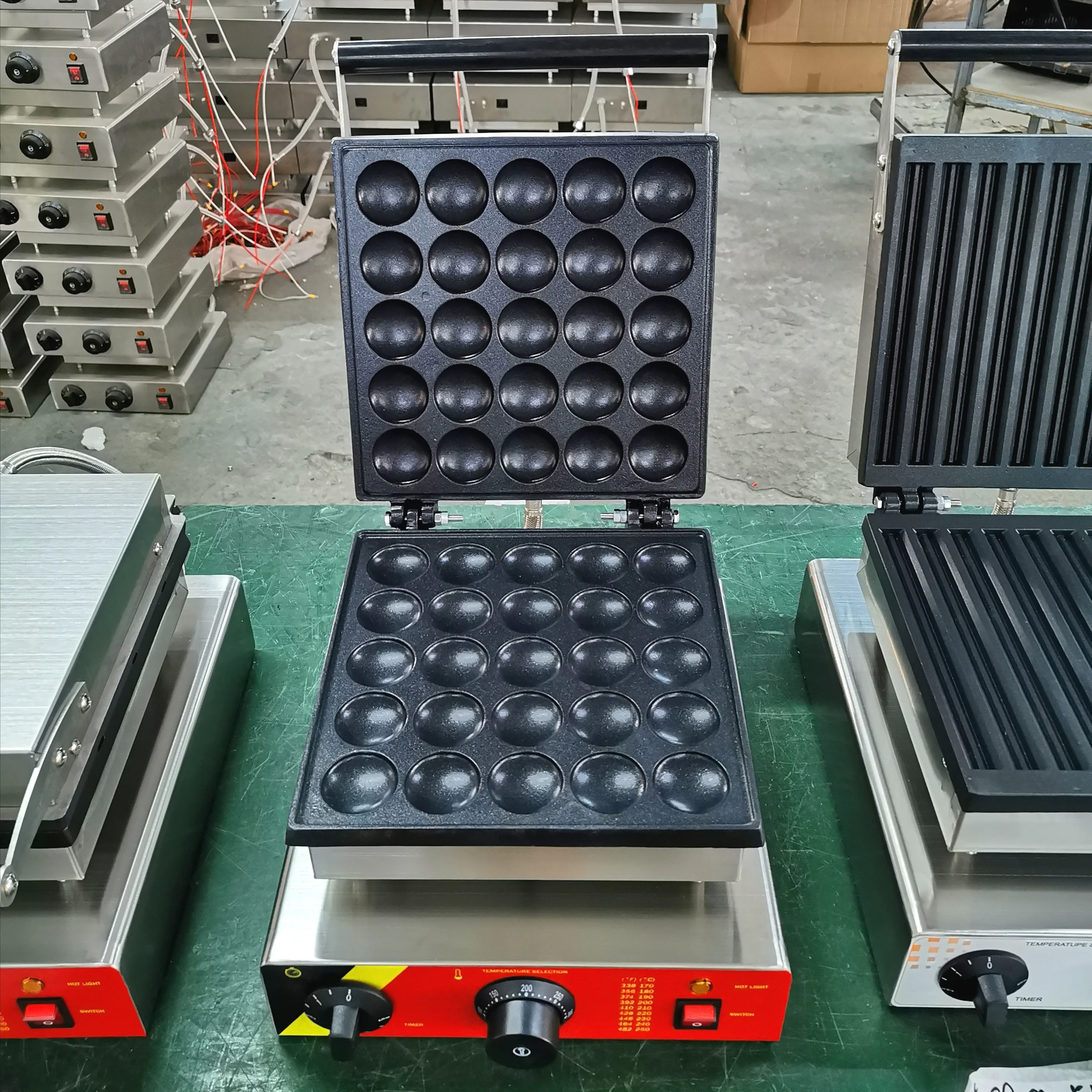 Сверхмощный голландский мини-аппарат для приготовления оладий 25 круглых