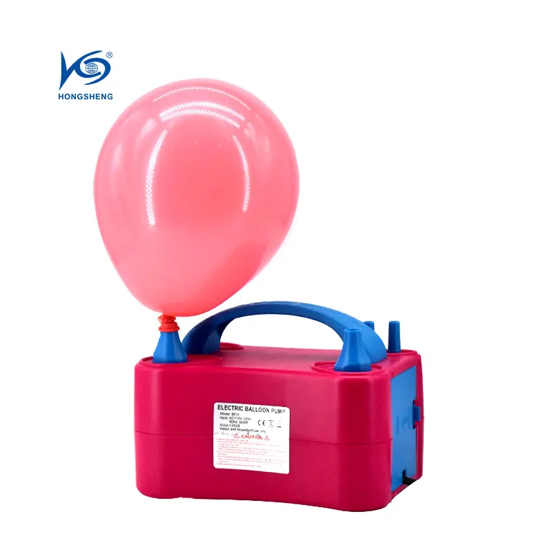 Customized Products Balloon Inflator 110v 220V Portable Dual Nozzle Automatic Balloon Air Pump