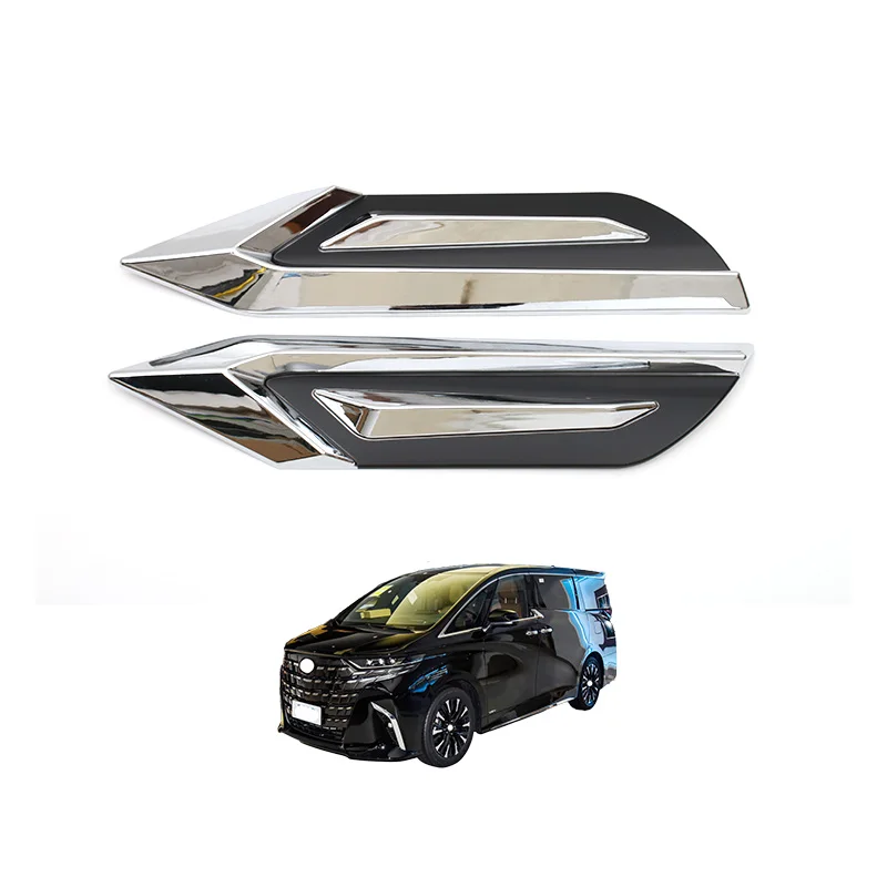 АБС-хромированные наружные аксессуары для автомобиля подходит Toyota Alphard 2024 дверные крылья Декоративные Чехлы