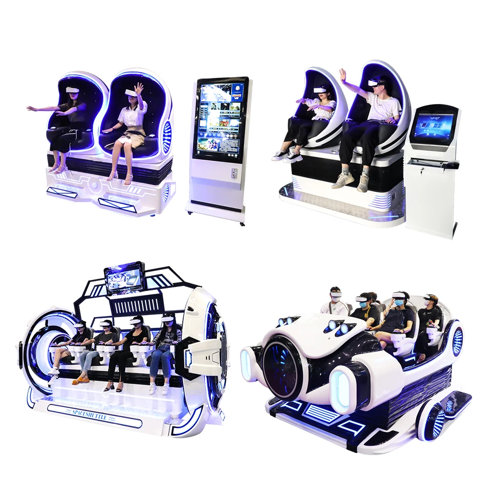China Family Movie Theater Equipment VR Pod 2 4 6 Seats Virtual Reality Cinema Simulator 9D VR Egg Chair VR Game Machine