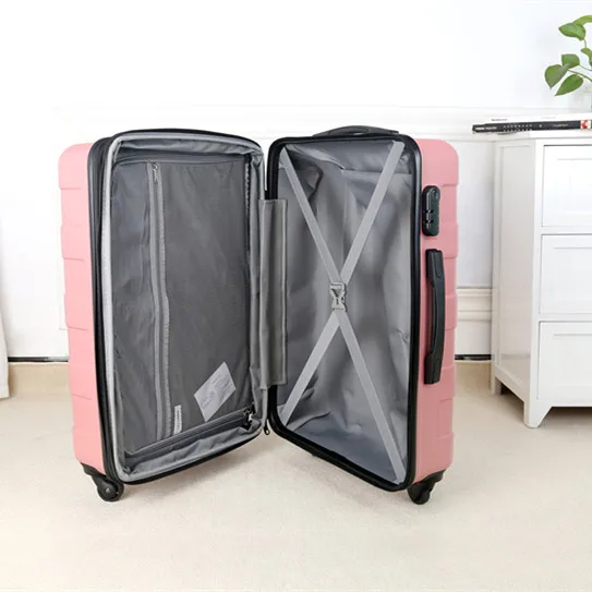 Wholesale Upright Horse ABS Material suitcase luggage set trolley travel bag luggage valise carry on luggage