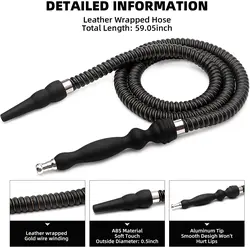 factory supply cheap price hookah hose glass hookah shisha hose for wholesale