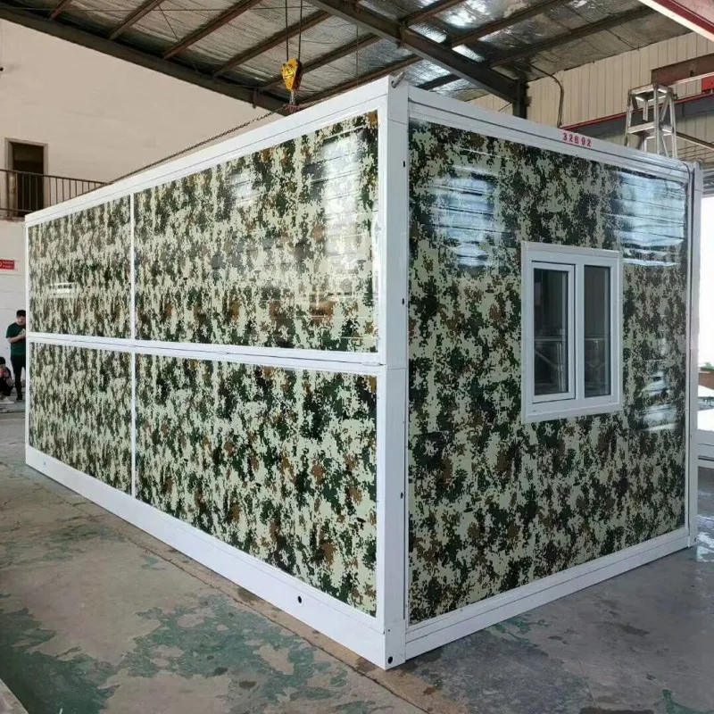 Quick installation Customized Folding Prefab Homes Foldable prefabricated Container Office