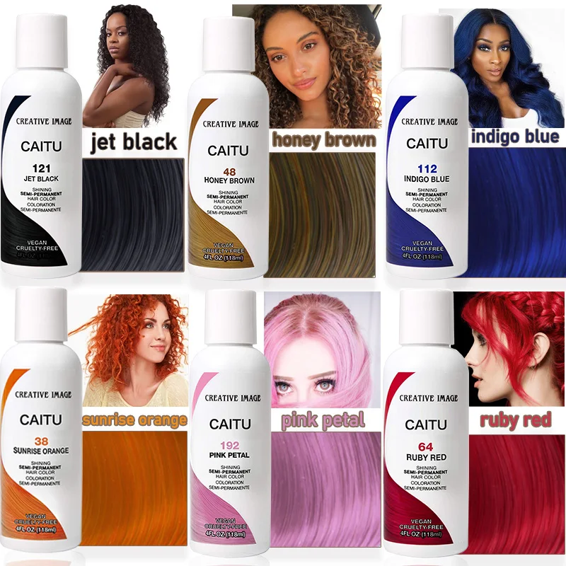 Hot Sale Professional Semi Permanent Hair Dye Cream Hair Color For Salon Or Personal Use Ammonia Free Color Hair Cream