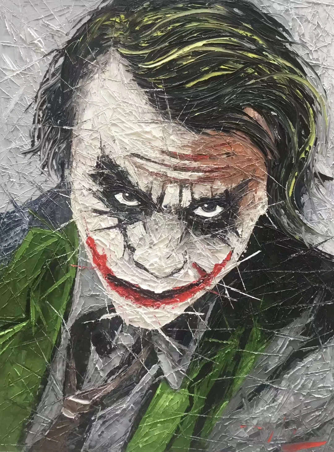 Original oil painting custom artistic picture handmade oil painting motion abstract art Knife painting Thick texture buffoon