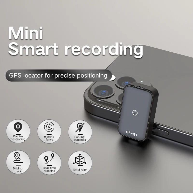 Mini GPS Tracker GF21: Smart Vehicle & Pet Locator with Real-Time Tracking, SOS Function, and Listening Feature