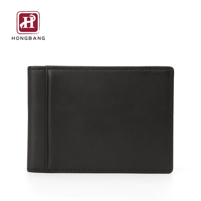 synthetic Leather Slim money clip rfid blocking Handmade magnet wallet men money clip wallets