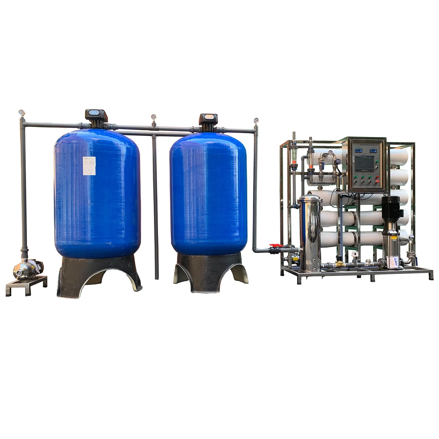 RO Mineral Water Treatment Machine Reverse Osmosis Soft Drinking Water Process Line Filtration Equipment Plant Products