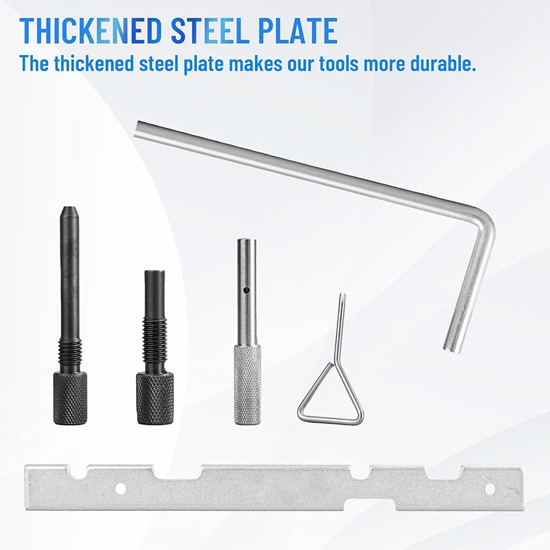 Crankshaft Camshaft Timing Belt Locking Alignment Tool Set Compatible with Ford Focus Escape Transit Volvo S60 S80 V60 V70