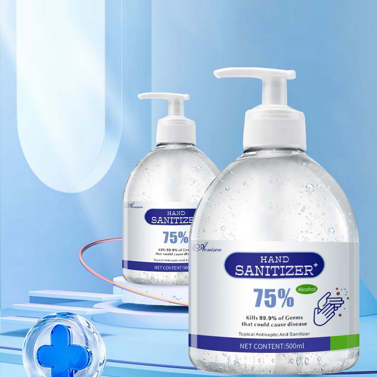 Health advanced Anti Bacterial Hand Sanitizer Lemon Indoor Personal Size Wash With Logo