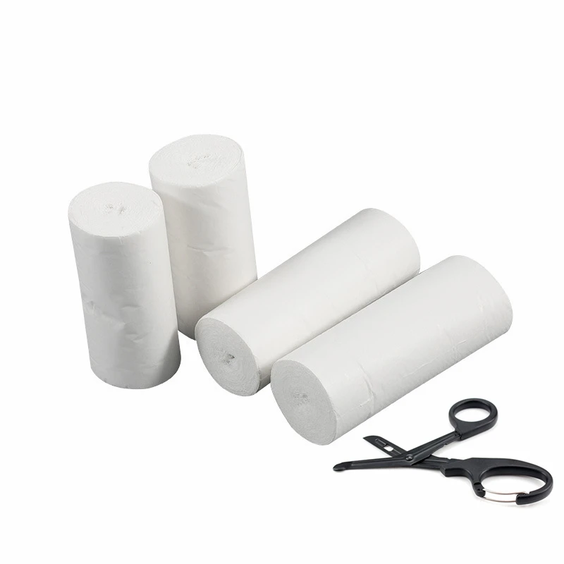 Custom Cotton Medical Bandage Gauze Medic Gauze Bandag Gauze Bandage Roll