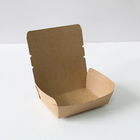 
New customized take away salad paper box bops food packaging container 
