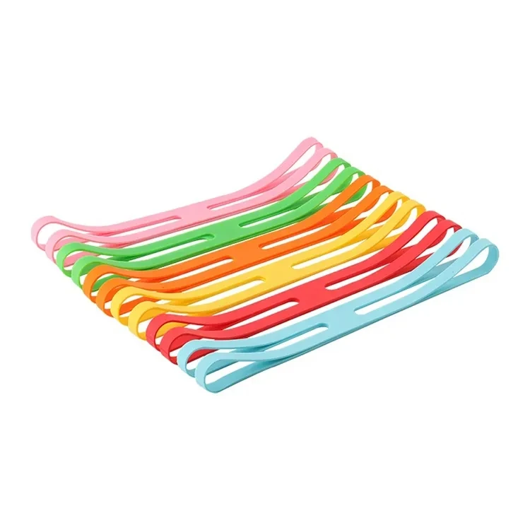 China Products Manufacturers Elastic Silicone X Cross Rubber Band For Binding