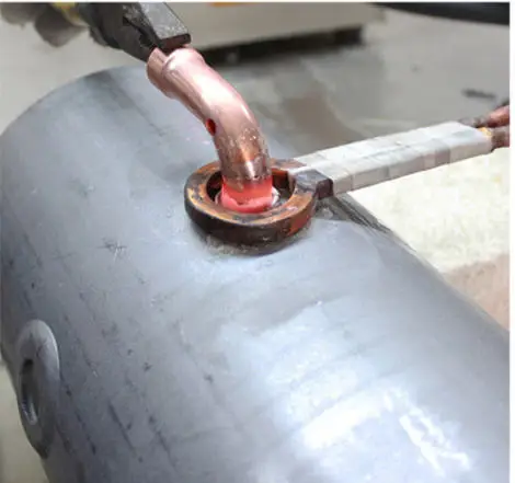 Mobile Induction Heater with Flexible heating coil Welding Machine for Tube Welding Brazing copper tube in air condition