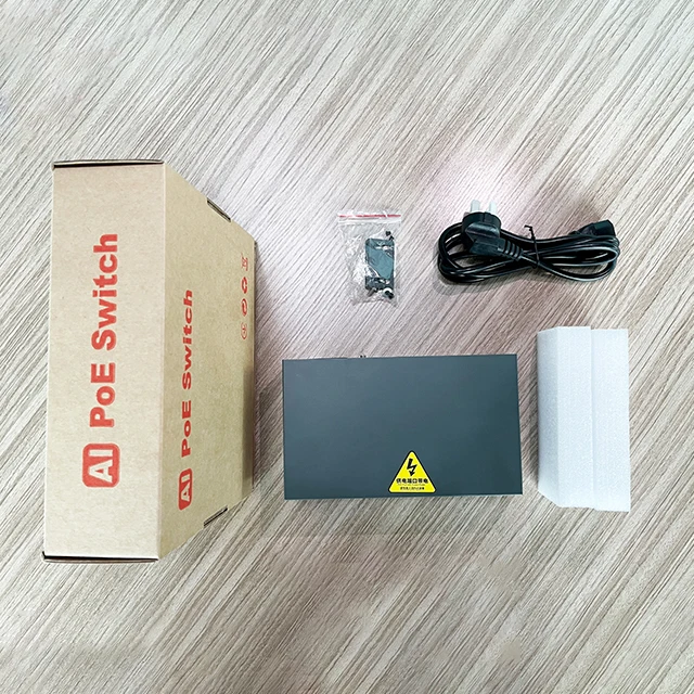 Сетевой коммутатор Ethernet с 8 + 2 портами и Poe для видеодомофона коннекторы