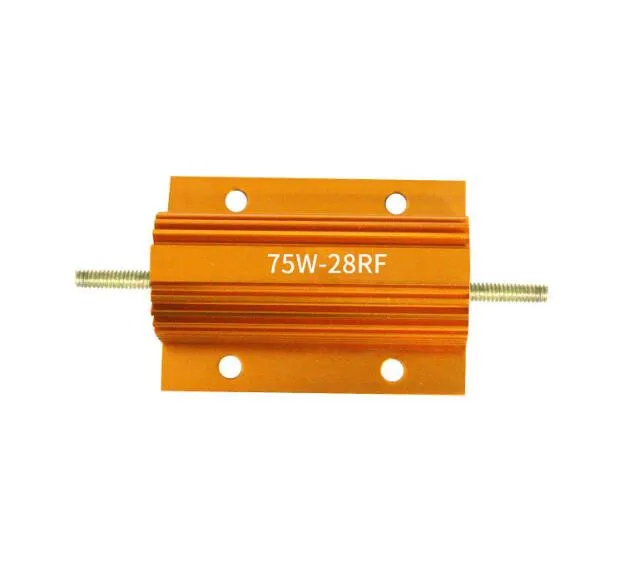 Hole or lead terminals metal 75W braking resistor