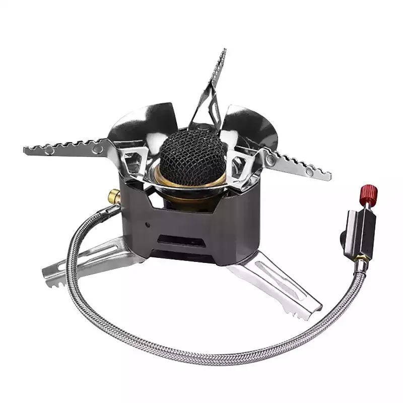 Hot sale 3000W Outdoor Mini Camping Stove Ultralight Foldable Backpacking Stove outdoor camping cook
