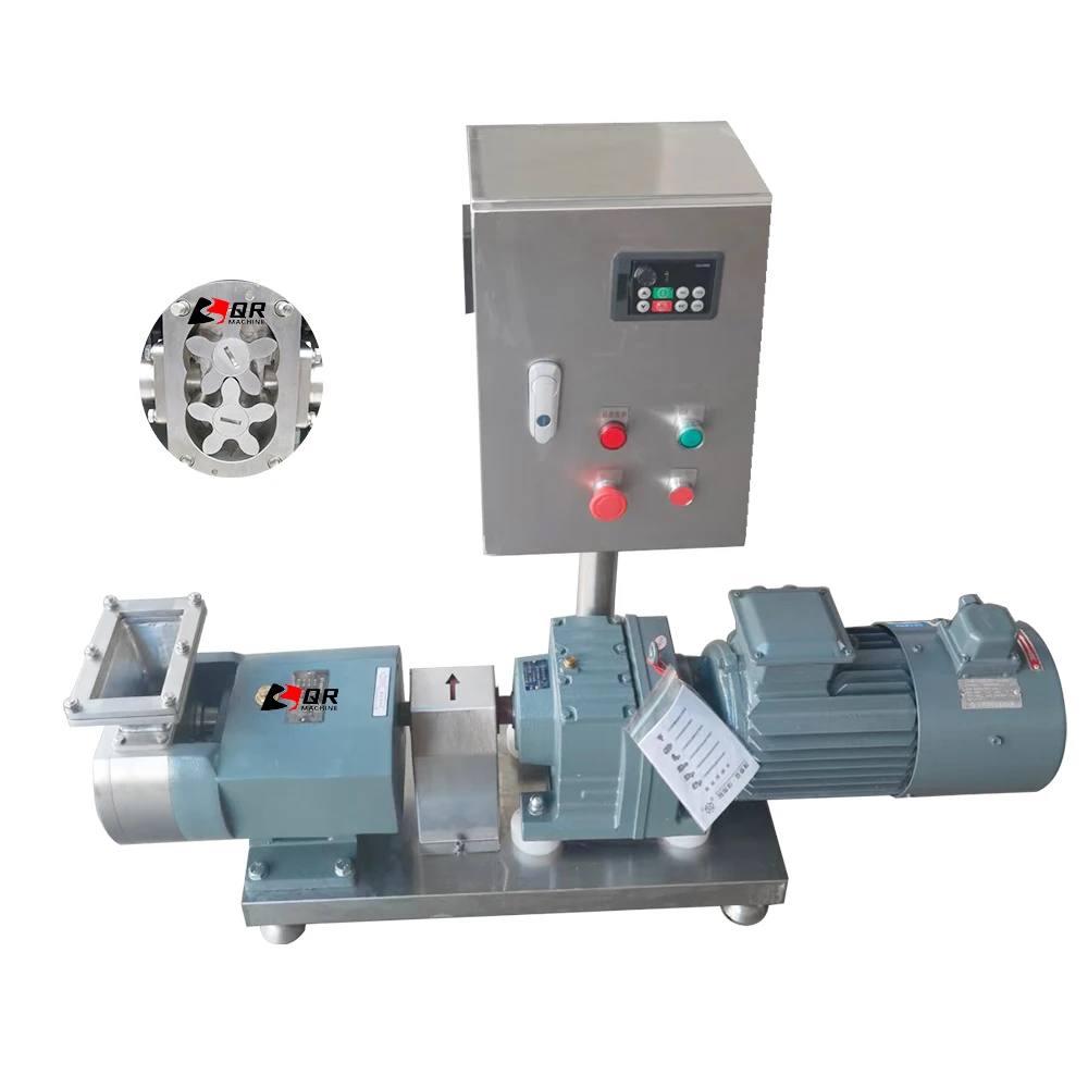 High Viscosity Ss316 Stainless Steel Lobe Pump For Meat Slurry Jam Butter Pulp Candy Gum Chocolate Milk Oil