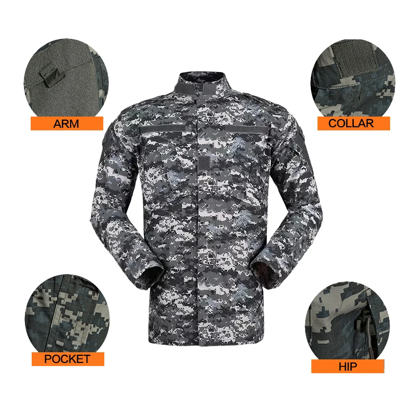 Acu Multicam Tactical Camouflage Knee Elbow Pads Bdu Clothing Uniform Hunting Clothes