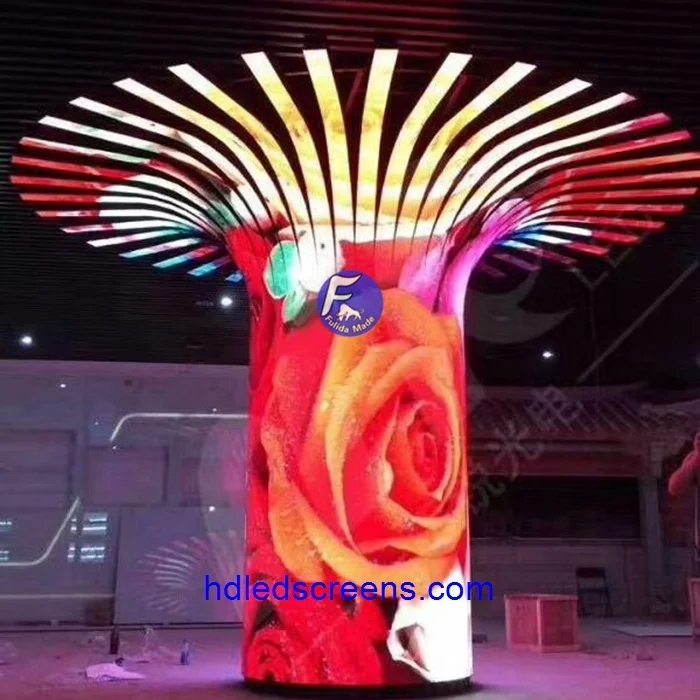flexible led display in stock ready to ship foldable led screen custom advertising led billboard