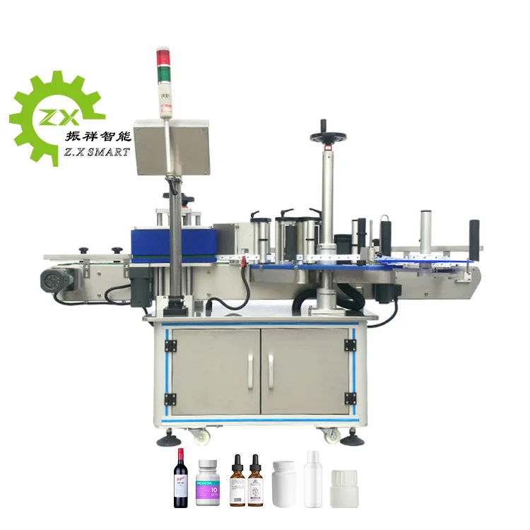 Factory High Accuracy High-Efficiency Wet Cold Glue Double Labeling Machine For Bottle