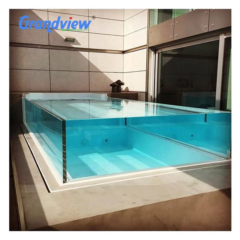 high impact Clear acrylic swimming pool perspex window glass wall pool acrylic panels cost