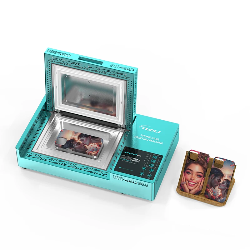 TuoLi Factory Custom Phone Shell Cover Sublimation Heat Press Making Machine 3D Mobile Phone Case Printer