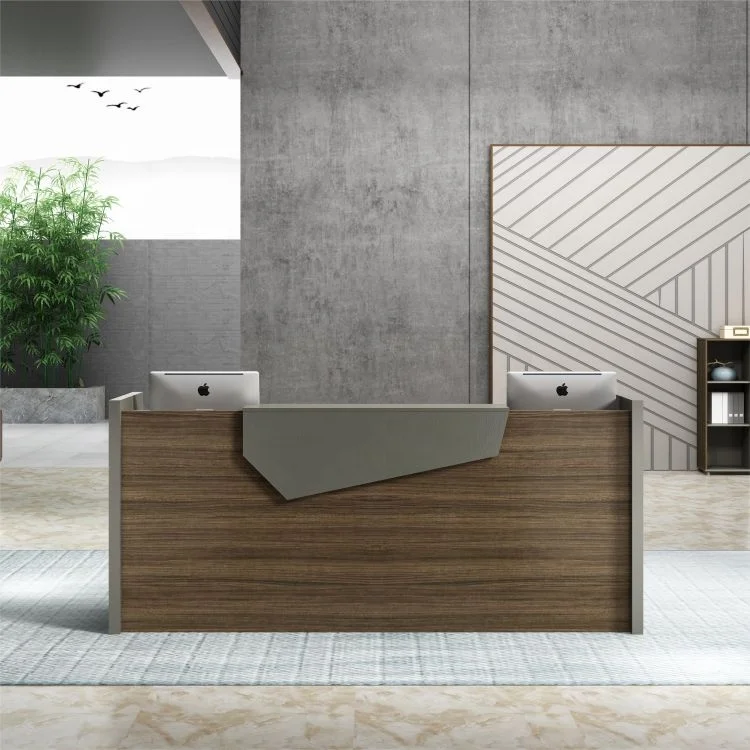 Factory Wholesale Price Various Sizes Company High-end Service Unique Modern Office Reception Desk