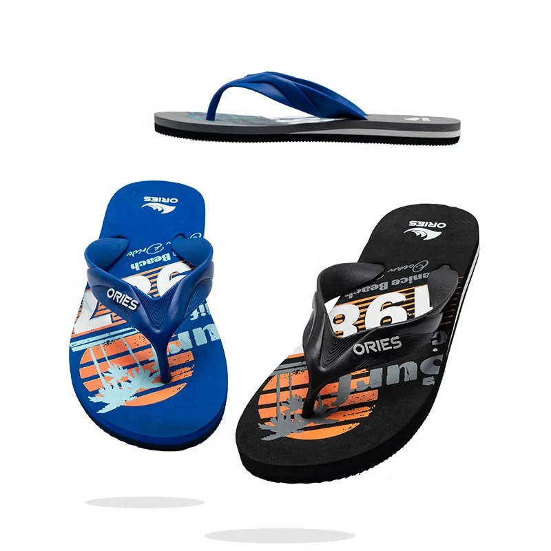 summer beach new design  sublimation flip flops  man outdoor flip-flops