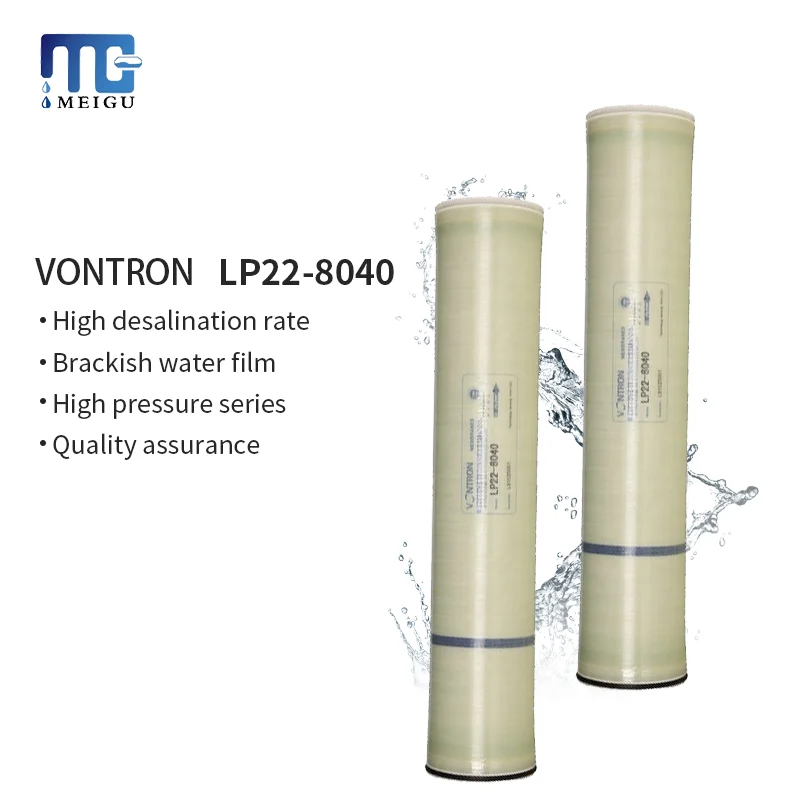 VONTRON LP Series RO Membrane LP22-8040 Low Pressure Element Water Purifier Filter RO Membrane 8040 Reverse Osmosis Membrane