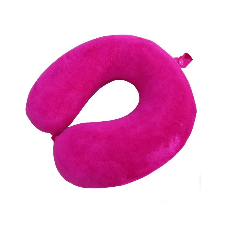 Sleeping Pillow with U-shape Neck Support New Portable Memory & Massage Travel Products for Airplane Travel 50 Bedroom Furniture