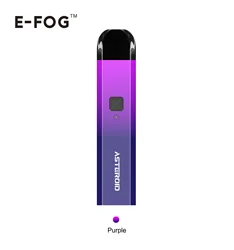 Factory Wholesale E-FOG 2ML Vape Refillable Cartridge 900mAh Asteroid Pod System Kit