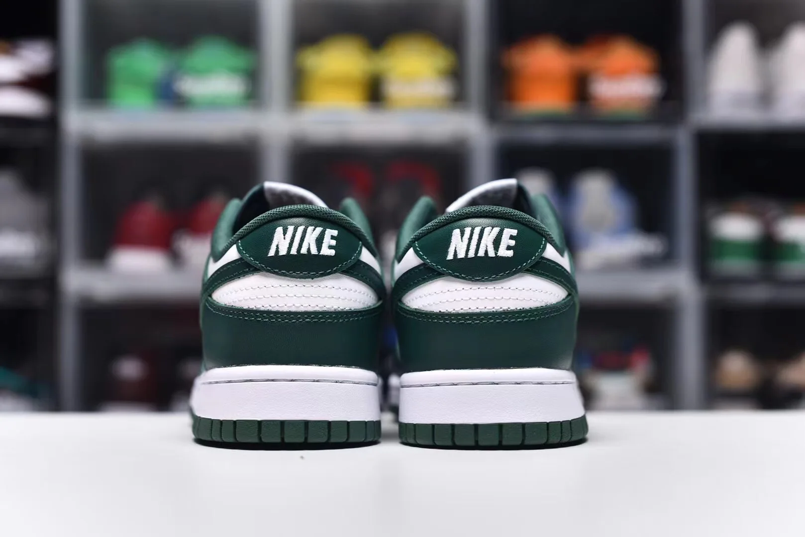 Мужские и женские кроссовки SB Dunk низкие белые Зеленые для скейтборда спортивная обувь белого цвета