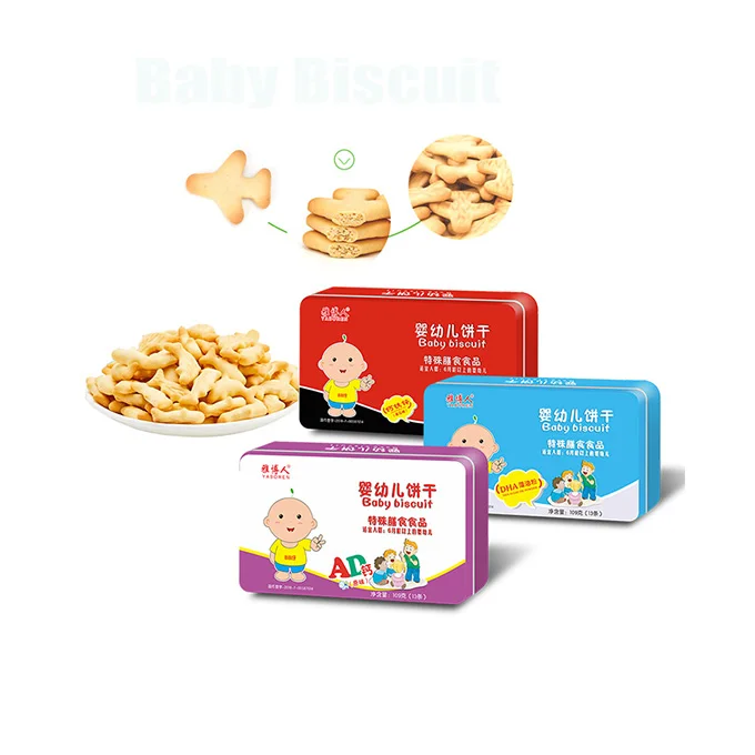 
Private Label Custom Shape Healthy Delicious Baby Biscuits 