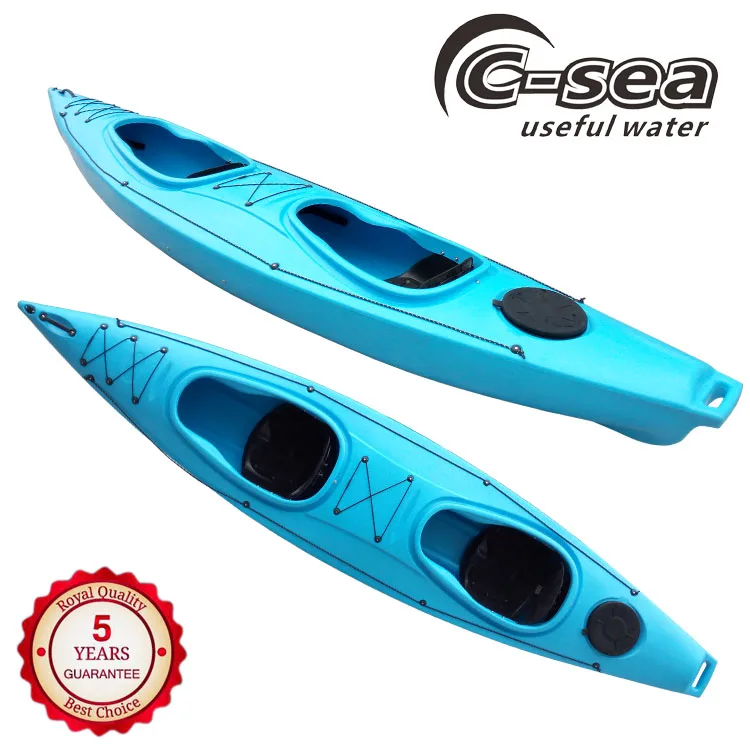New standard plastic Touring kayaks Double sit in peddal kayaks