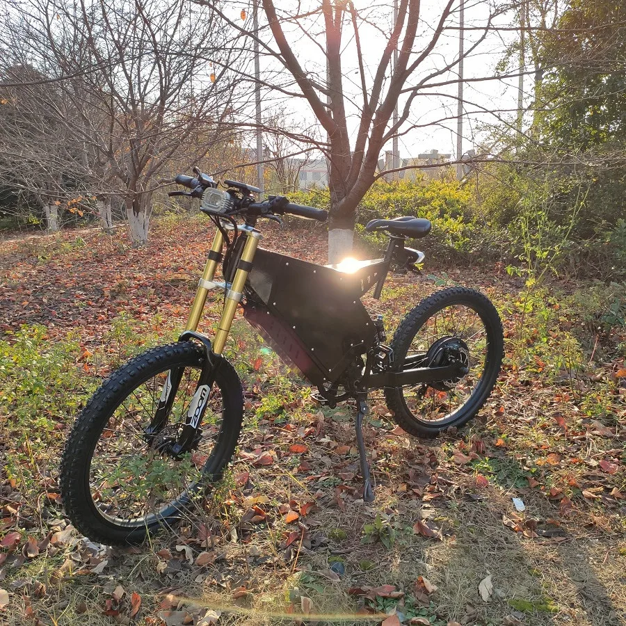 Супер быстрая скорость Электрический горный велосипед 72V 8000w 48v3000w enduro фара для электровелосипеда с высоким диапазоном миль