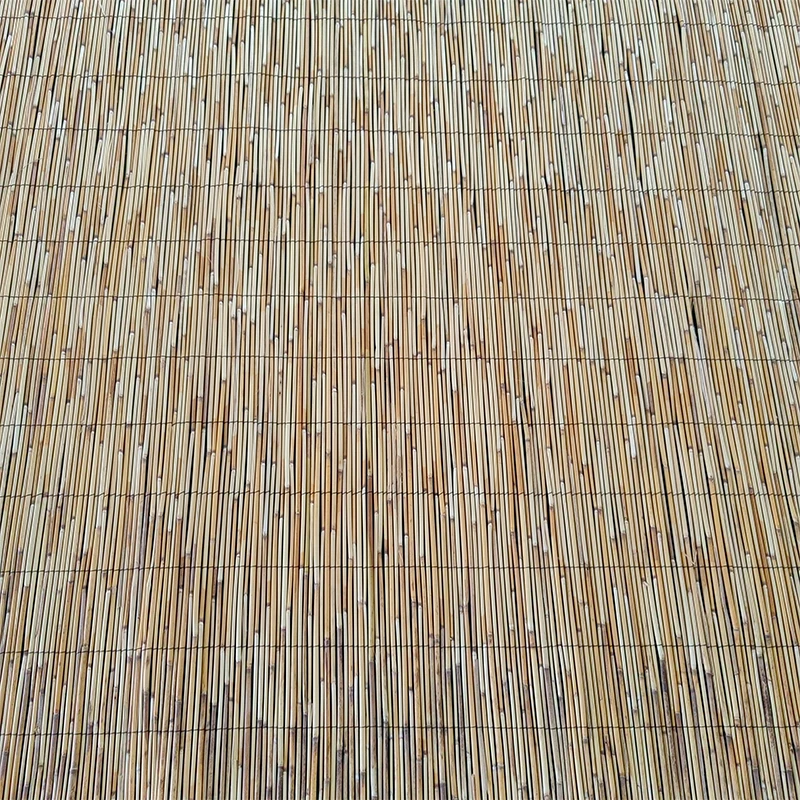 Diameter 4-6mm Phragmites Australis Curtain Reed Roller Blind Plastic Coated Iron Wire Blackout Roller Blinds Decorative windows