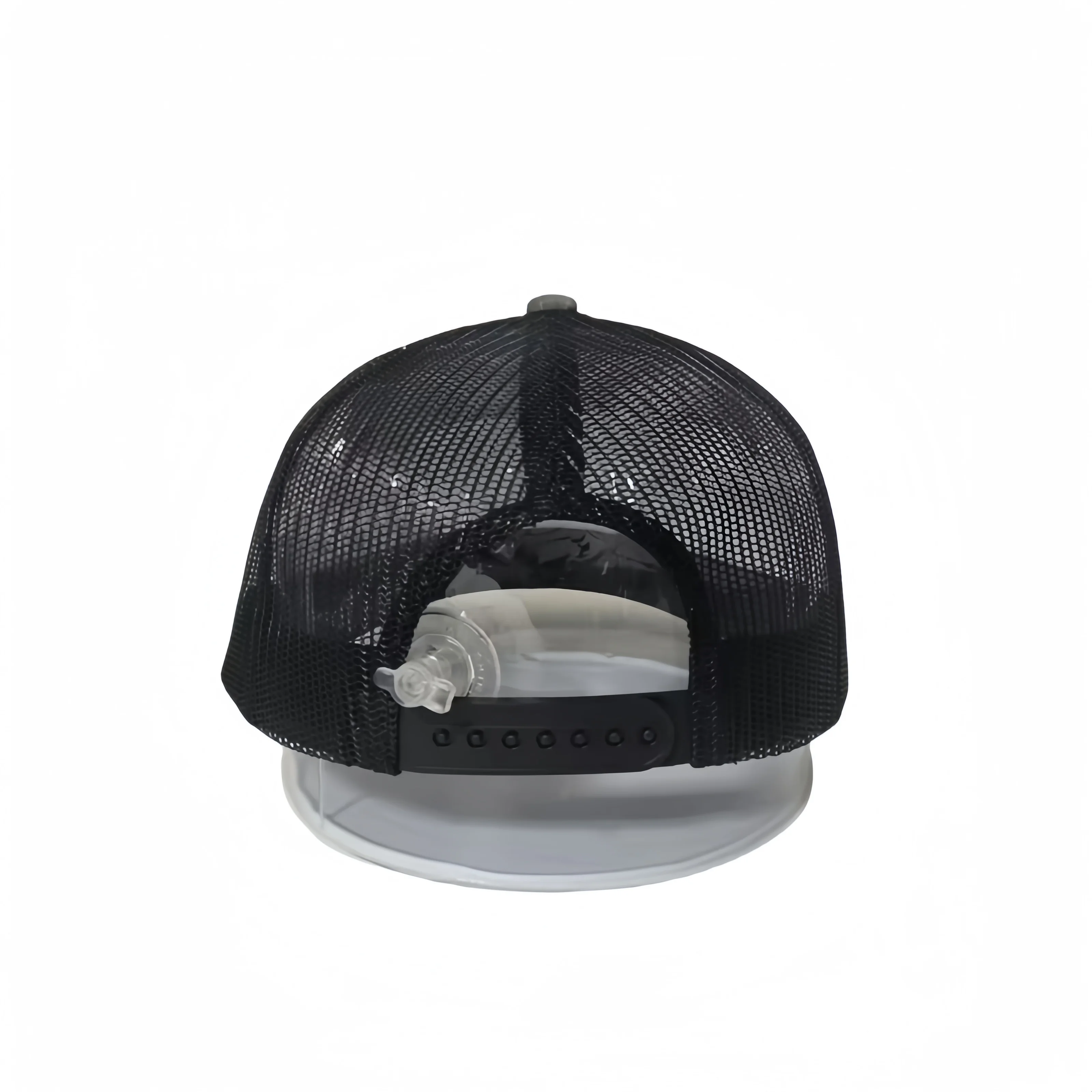 High Quality Embroidery Logo 6-Panel Mesh Men Dobby Checked Dot Overdyed Ripped Denim Wholesale Custom Cotton Sport Trucker Cap