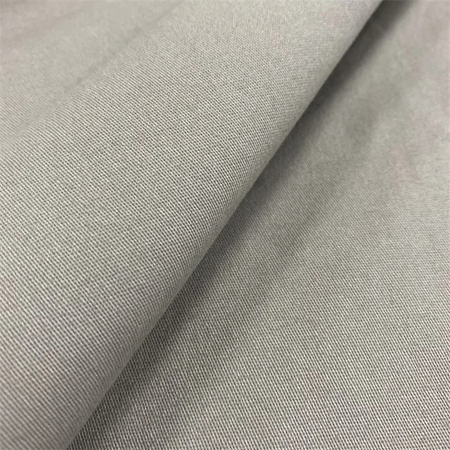 
98%cotton 2%spandex reactive solid woven organic cotton twill fabric 
