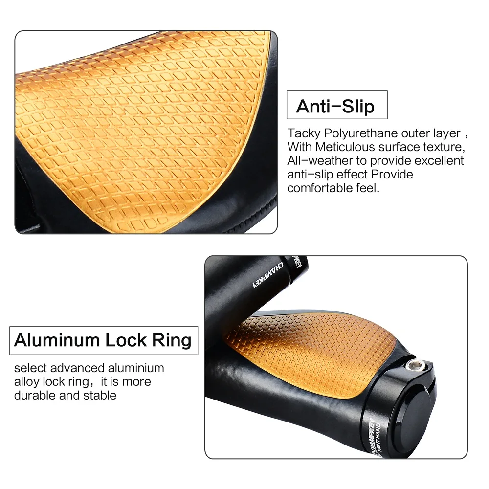 Champkey Bicycle grips Comfort BMX Cycling ergonomic bike grips bicycle parts Comfort BMX Cycling ergonomic bike grips