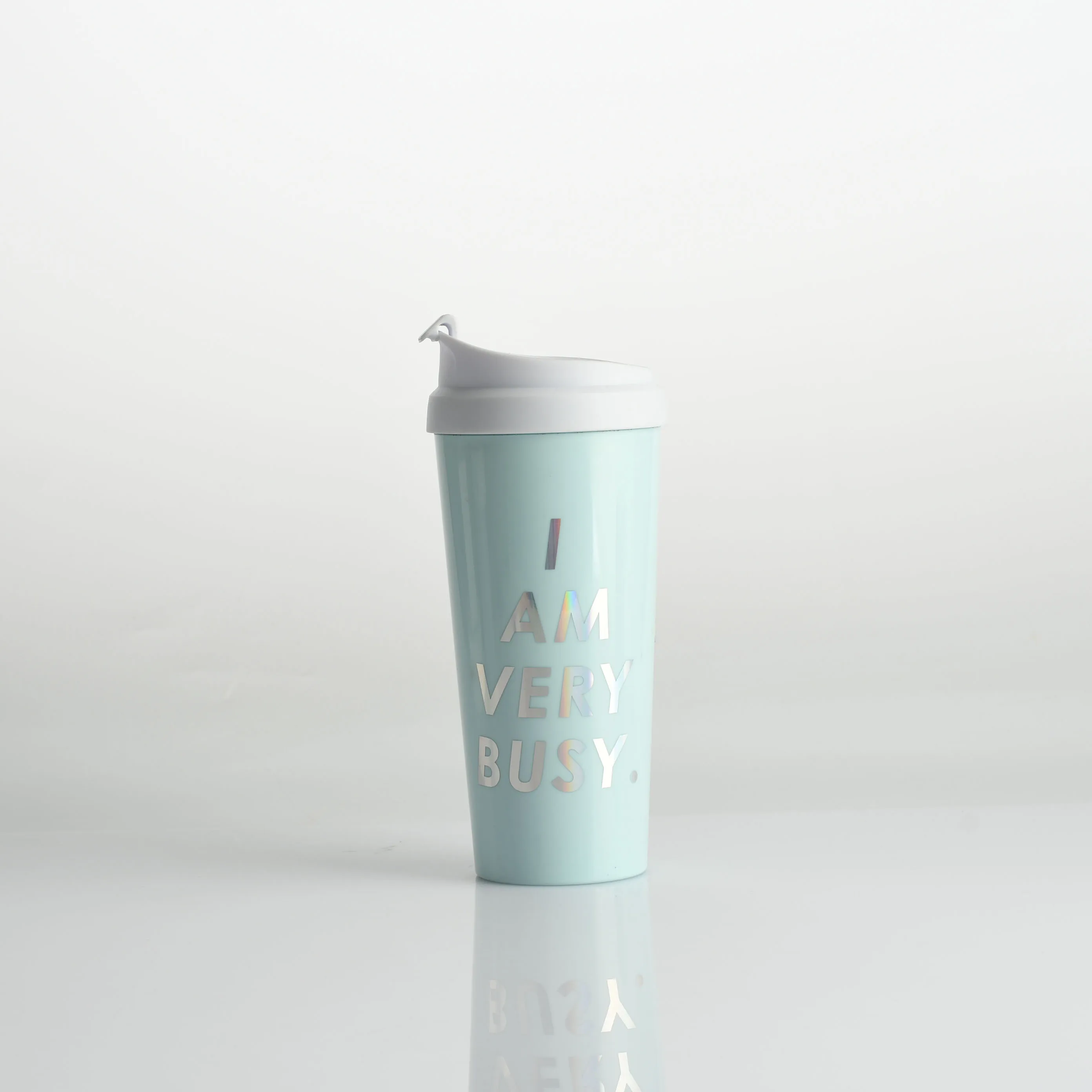 Горячий продавать многоразовые двойные стенки пластиковой без добавления бисфенола А кофе стакан