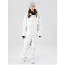 Customized Professional Snowboard Jumpsuits winter High waterproof Ski Racing Suits one piece women Tactical Overall