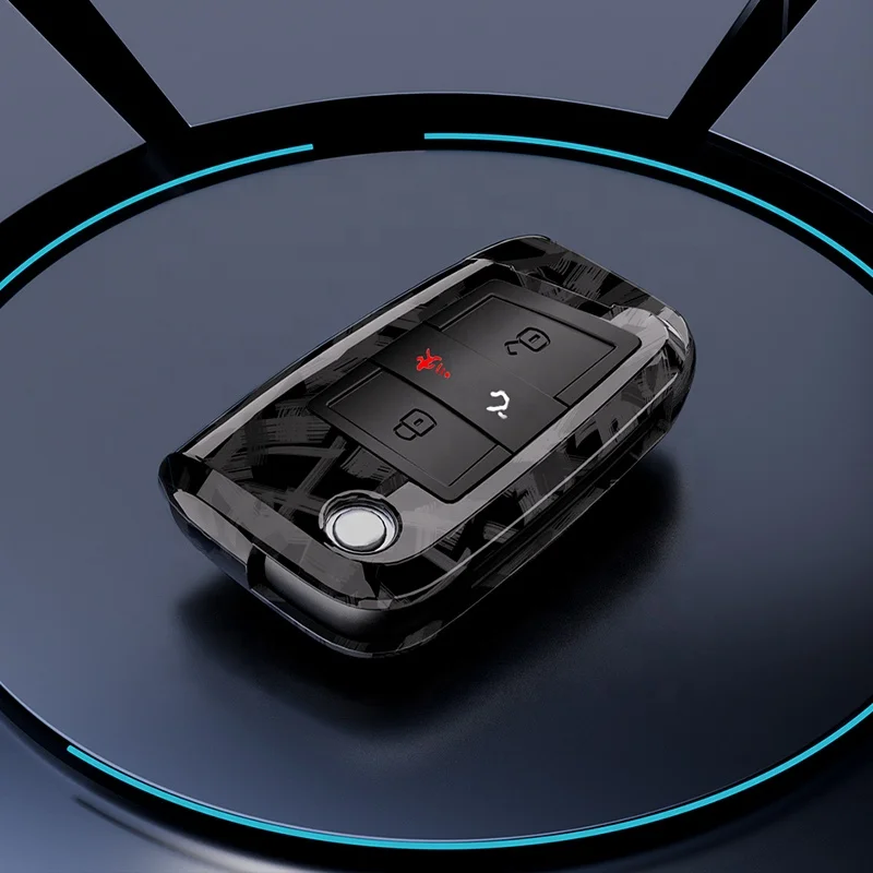 4 Button Carbon Fiber ABS Matte Car Key Cover Case For Volkswagen VW Golf7 mk7 Seat Ibiza Leon FR 2 Altea Aztec For Skoda Octavi