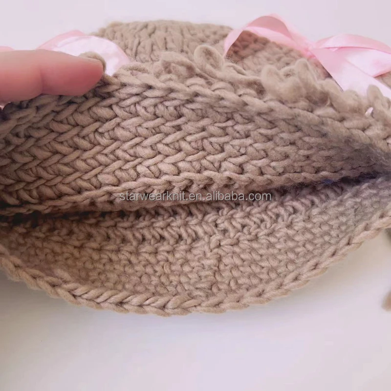 Handmade kids Knitted Braid Hat Mea Culpa Beanies Funny Hat Baby Yarn knitted Hats for 2 to 8 Children Girls